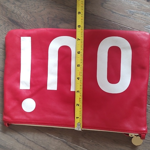 Clare V. Oui Red Pouch Made in the USA - Picture 8 of 8